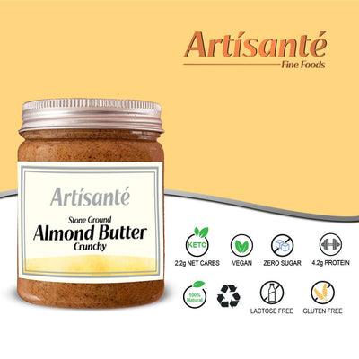 Almond Butter Crunchy Additional Info - Artisanté.in