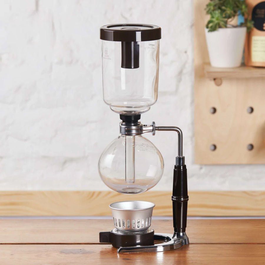 Coffee syphon outlet brewer