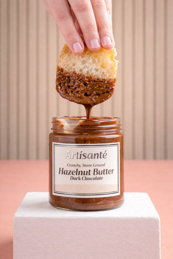 Crunchy Hazelnut Butter Dark Chocolate - Artisanté.in
