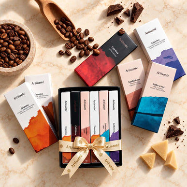 Mini Coffee and Caramel, Tasting Library, Pack of 6 x 21g - Artisanté.in