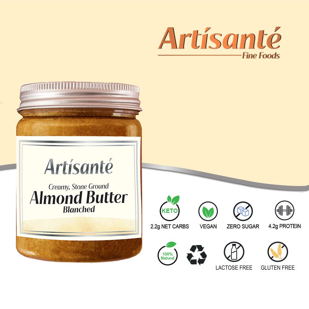 Almond Butter Creamy - Artisanté.in