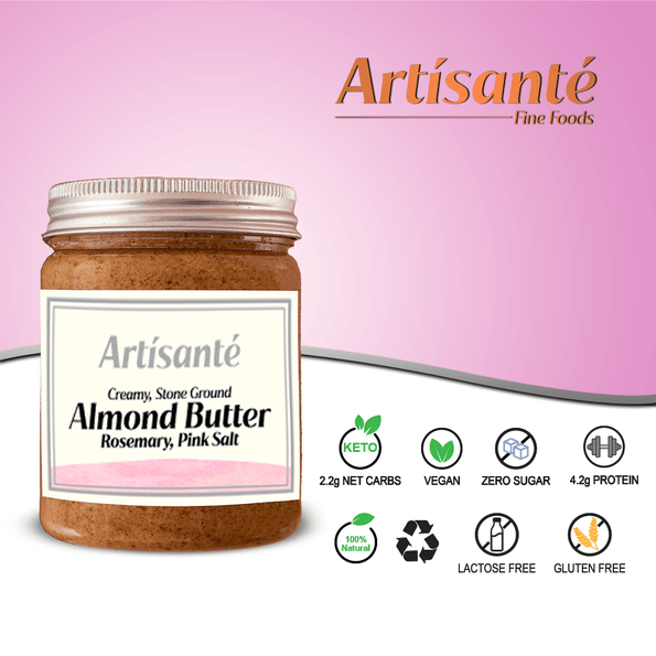 Almond Butter Rosemary & Pink Salt Additional info - Artisanté