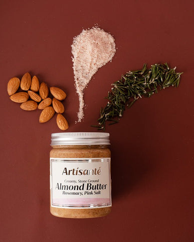 Almond Butter Rosemary & Pink Salt - Artisanté.in