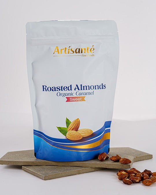 Caramelized Roasted Almonds | 170 Grams - Artisanté.in