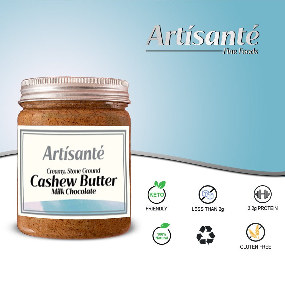 Cashew Butter Milk Chocolate - Artisanté – Artisanté.in