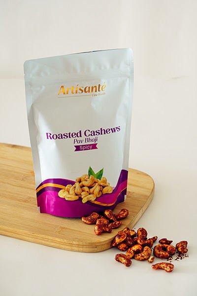 Roasted Cahews, Pav Bhaji Spiced | 170 Grams - Artisanté.in