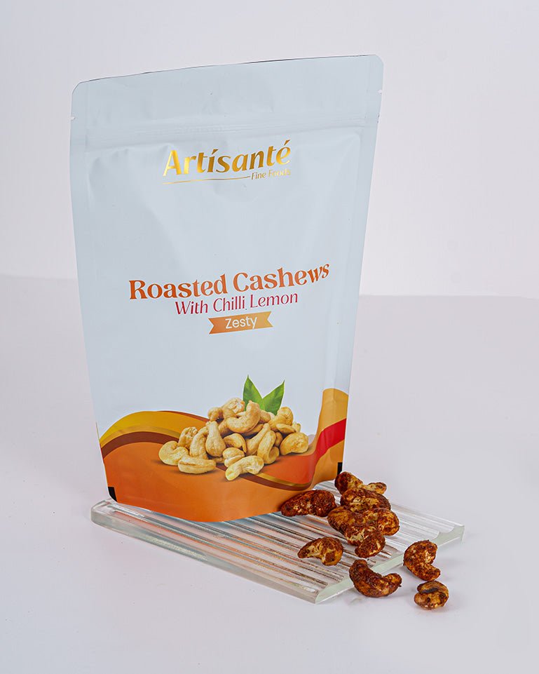 Roasted Cashews with Chilli & Lemon | - Artisanté.in