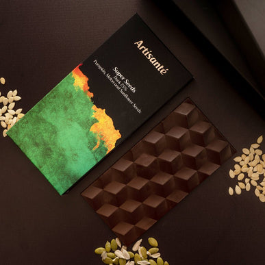 Super seeds dark chocolate - Artisanté.in